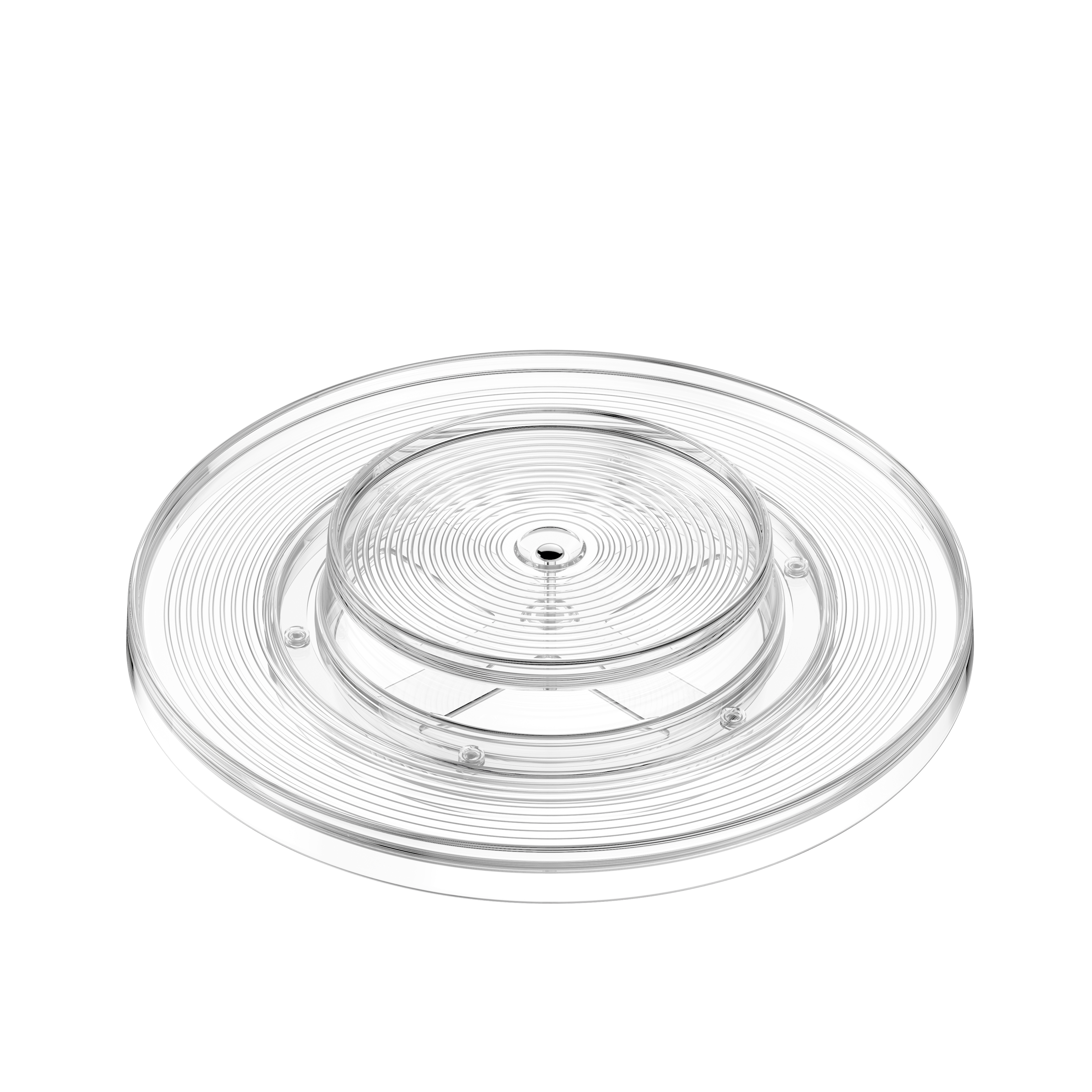 2 Laag -draaitafelorganisator voor kast