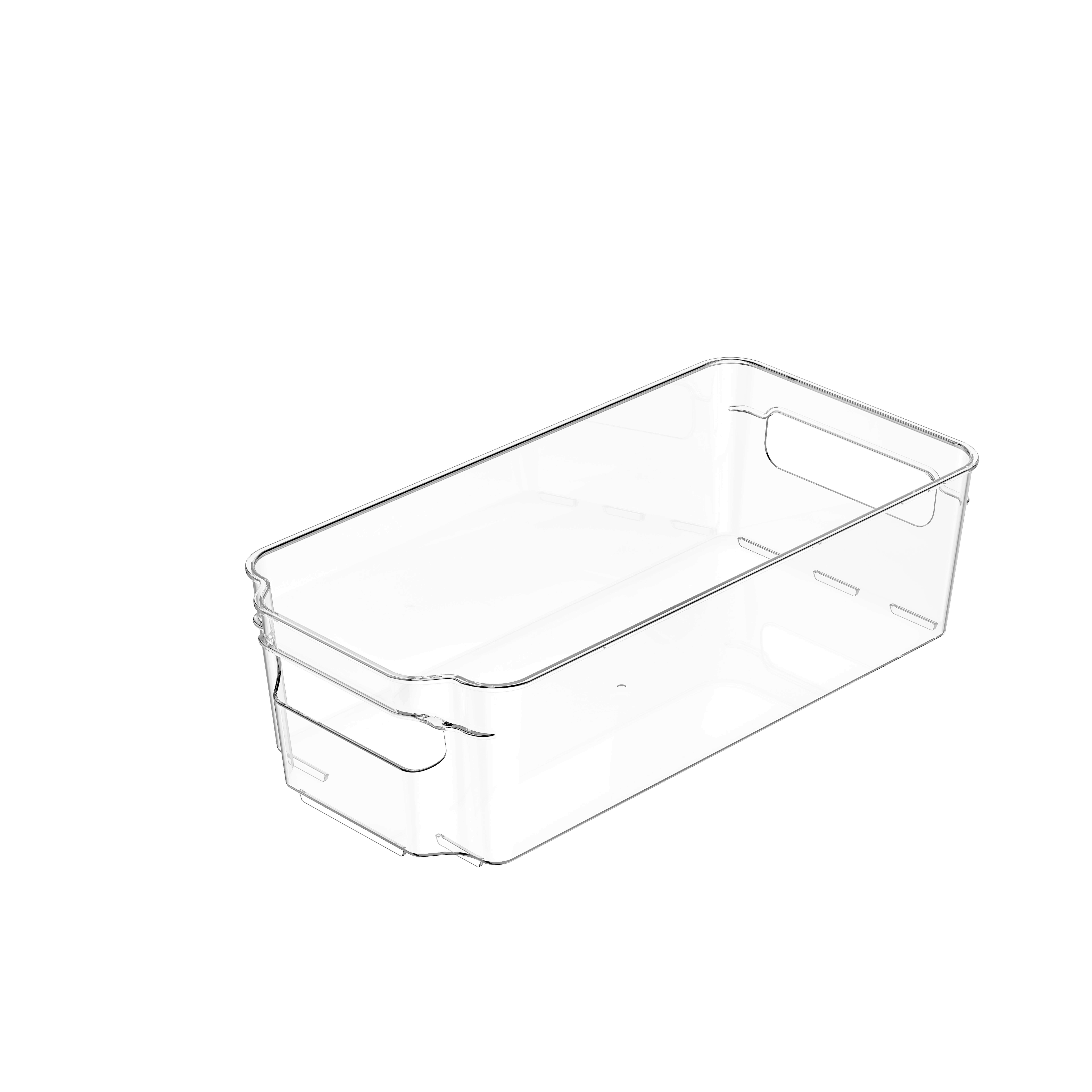 Gemiddelde koelkast bin in handgrepen